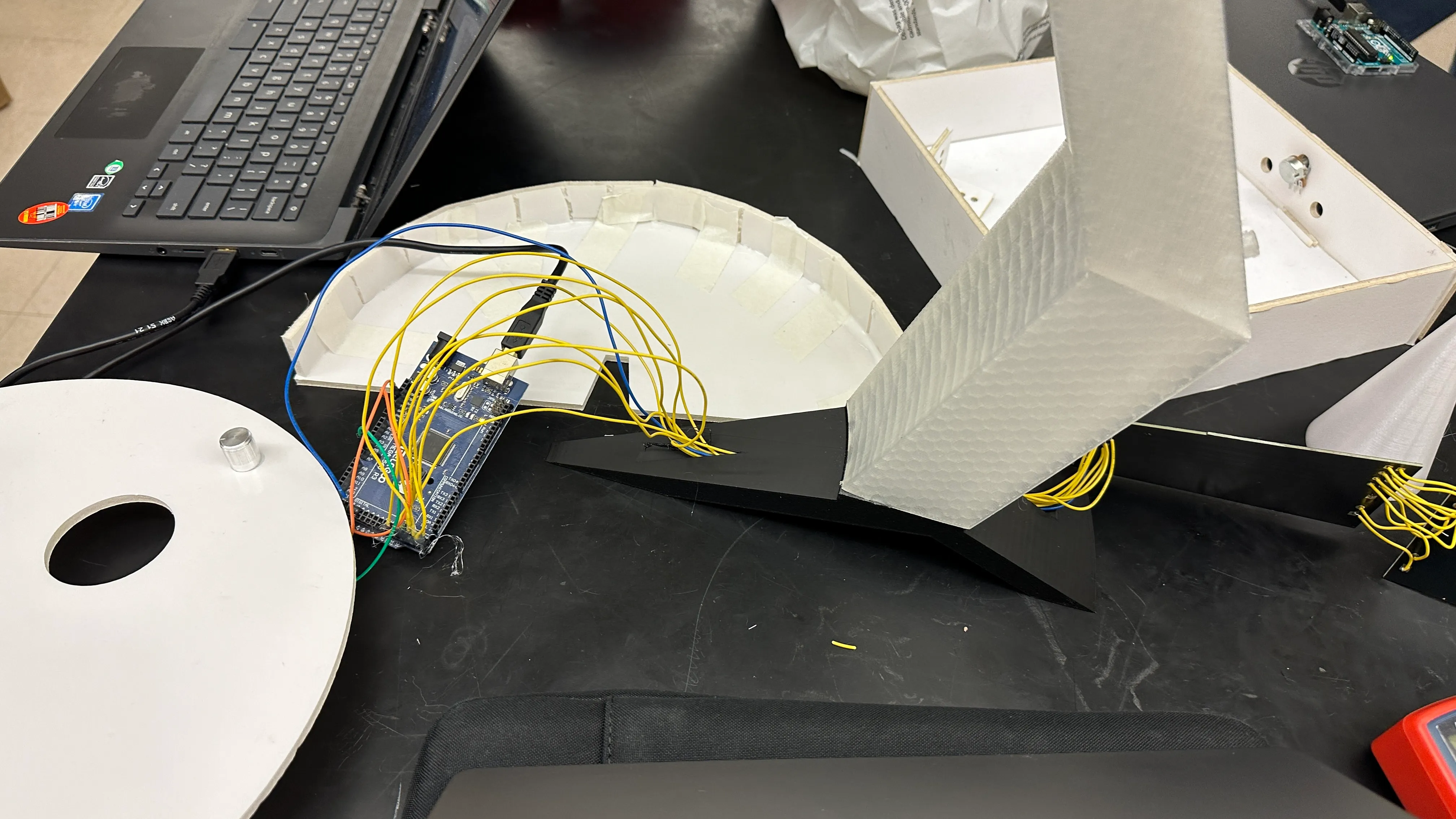 Sanding and gluing parts