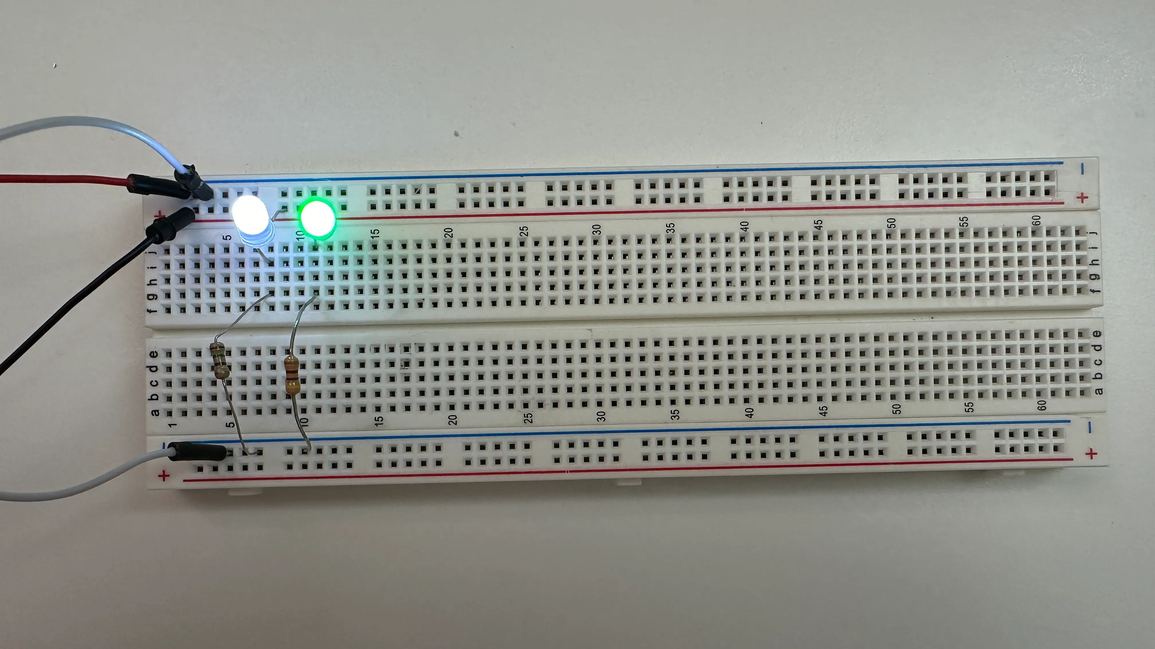 Parallel Circuit on Breadboard
