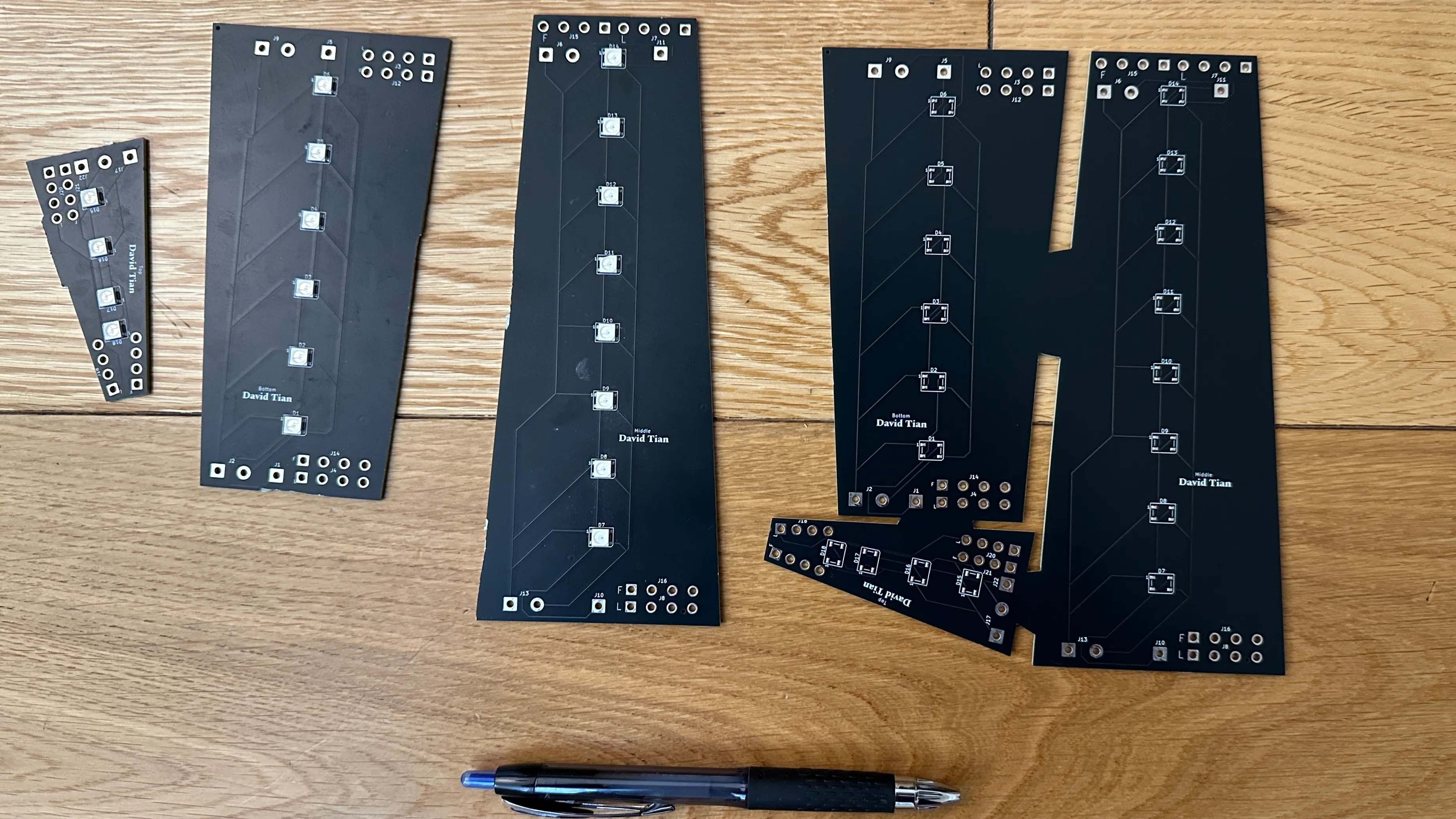 Final manufactured PCB